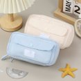 thumbnail image 3 of sruoe Pencil Case with Zipper, Stationery Pouch, Large Storage Capacity Bag Pouch, Portable Spacious Opening Pen Bag, Pen Bag for Office, Gift, Study SupplyCloth, 3 of 5