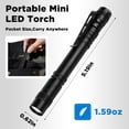 thumbnail image 4 of DAYBETTER 2-Pack LED Pen Flashlight, Small Pocket Mini Flashlight with Clip on for Inspection, Work, Emergency, 4 of 7