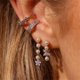 thumbnail image 3 of 4 piezas elegante perla cristal oreja Stud declaración estrella pendientes mujeres joyería conjunto, 3 of 7