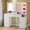 White-Fluted, variant on Makeup Vanity Desk with 31.5" Mirror and Lights, Modern Fluted Dressing Table with 6 Drawers & Adjustable Shelves & Cabinet, Vanity Table with Charging Station for Bedroom, Fluted Finish