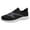 Black, variant on NOKIO Women'S Running Shoes With A Sock-Like Fit Women'S Wide-Width Athleisure Shoes Fashion Summer And Autumn Women Sneakers Fly Woven Mesh Breathable Lightweight Slip On Casual Style