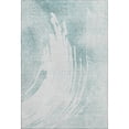 thumbnail image 2 of Addison Rugs Mayfield Premium Machine Washable Transitional Swirls Teal Rectangle Rug, 10' x 14', 2 of 6