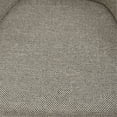 thumbnail image 5 of Benzara Fabric Upholstered Dining Chairs with Steel Base, Set of Two, Gray and Silver, 5 of 5