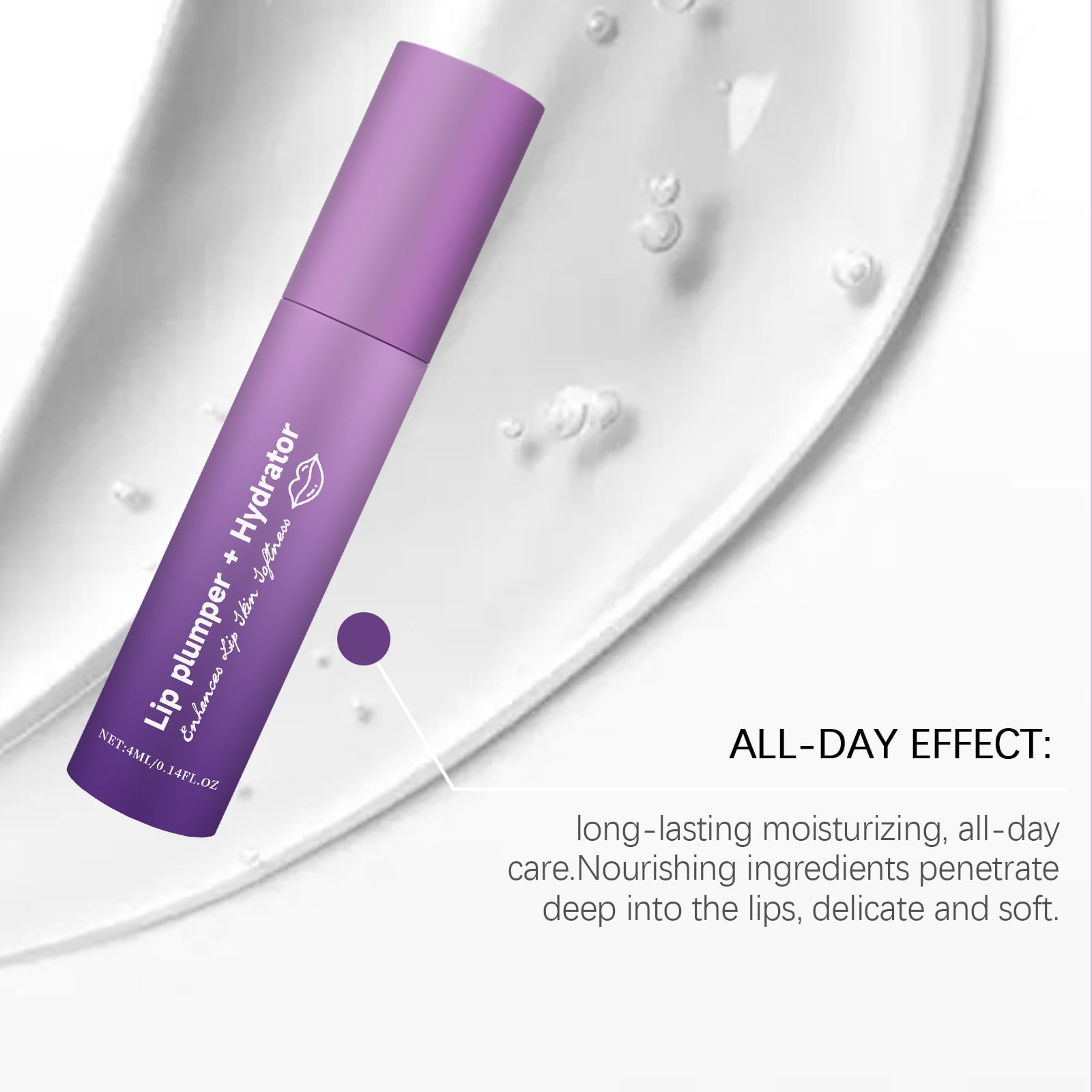 Alvantor Moisturizing Lip Balm with Mineral & Jojoba Oil for Dry Lips, Hydrating & Nourishing Non-Greasy Formula, 0.14fl.oz