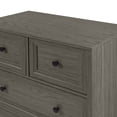 thumbnail image 4 of Manor Park Classic 5-Drawer Groove Dresser, Slate Grey, 4 of 11