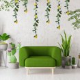 thumbnail image 2 of BESTONZON 1pc Hanging Vine Decorative Simulation Lemon Hanging Rattan for Decor (Yellow), 2 of 5