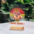 thumbnail image 2 of Best Pomeranian Mom Ever Happy Mother's Day Acrylic Plaque Sign Ashwood Base Pom Dog Lover Gifts Home Desk Decor - 02002, 2 of 5