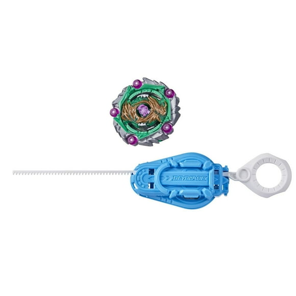 Beyblade Burst Surge, coffret de départ toupie de compétition Speedstorm Curse Devolos D6 de type équilibre et lanceur, jouet pour enfants