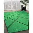 thumbnail image 2 of Ahgly Company Indoor Rectangle Patterned Neon Green Area Rugs, 3' x 5', 2 of 6