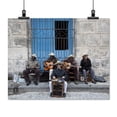 thumbnail image 2 of Print: Cuban Band Members Play On The Plaza De La Cathedral In Havana, 2 of 4