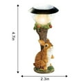 thumbnail image 4 of Resin Statues Outdoor Climbing Garden Statue Patio Gardening Decorative Solar Animal Lights Home Outdoor Decoration, 4 of 5