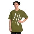 thumbnail image 4 of Effete Feline Claw Marks Scratch Organic Unisex Classic T-Shirt, 4 of 4