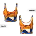 thumbnail image 5 of Lsque Sml Jeffy Printed Women'S Sports Bra, Compression, Moisture Wicking, High-Impact Sports Bra For Women,Supportive sports bra-X-Large, 5 of 9