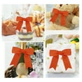 thumbnail image 4 of Ribbon Twist Tie Bows 50Pcs Mini Pretied Premade Craft Bows for Treat Bags Gift Wrapping Basket Wedding Baby Shower Brithday Party Supplies (Orange), 4 of 6
