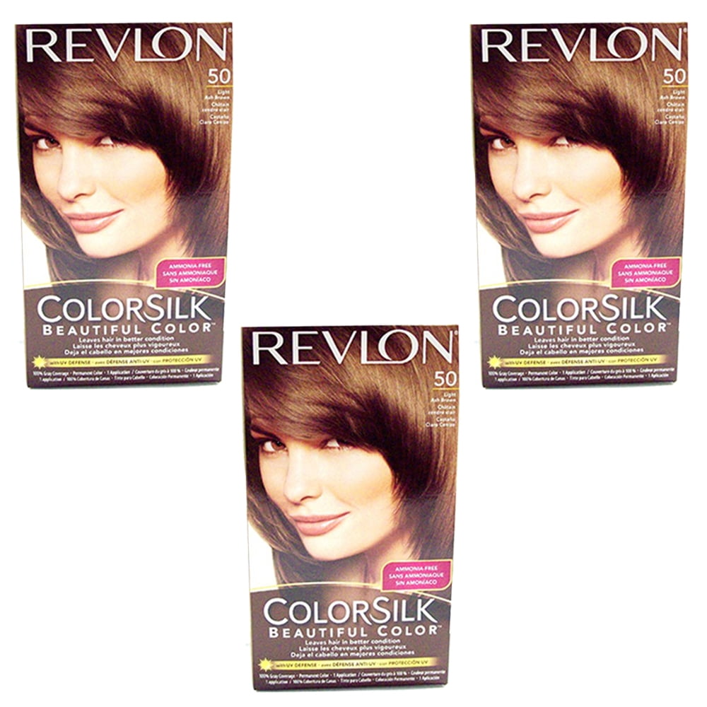 Revlon Hair Color Light Ash Brown 50 Pack Of 3 Walmart Canada