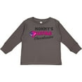thumbnail image 3 of Inktastic Mommy's Little Cheerleader with Megaphone and Pom Poms Girls Long Sleeve Toddler T-Shirt, 3 of 5