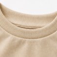 thumbnail image 6 of Yibosean 2-Pack Unisex Baby and Toddler Crewneck Sweatshirts, Soft Long Sleeve Loose-Fit Pullover Tops for Boys and Girls, Mint Green, Khaki, 6M-4T, 6 of 9