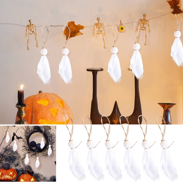 Colgante de Decoración Fantasma de Halloween para El Festival de Fantasmas, Decoración Del Hogar
