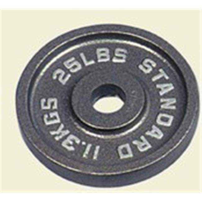 Troy Barbell O025 Gray Olympic Weight Plate 25 Pounds