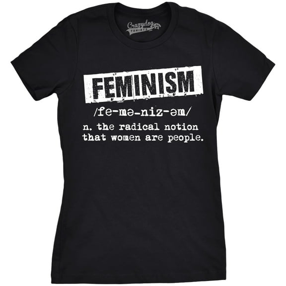 Womens Feminist Definition Cool Empowerment T-shirt for Ladies Womens Graphic Tees