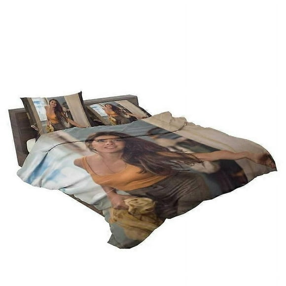 v4330 Bed Sheets Aunt May Parker in Spider-Man: Homecoming Movie Marisa Duvet Cover Set Bed Sheets IU4330(200x200cm 78x78in)