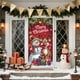 thumbnail image 4 of Christmas Door Cover Santa Claus Print Holiday Party Decoration Polyester Fabric Door Hanging for Home Indoor Outdoor Festive Decor, 4 of 6