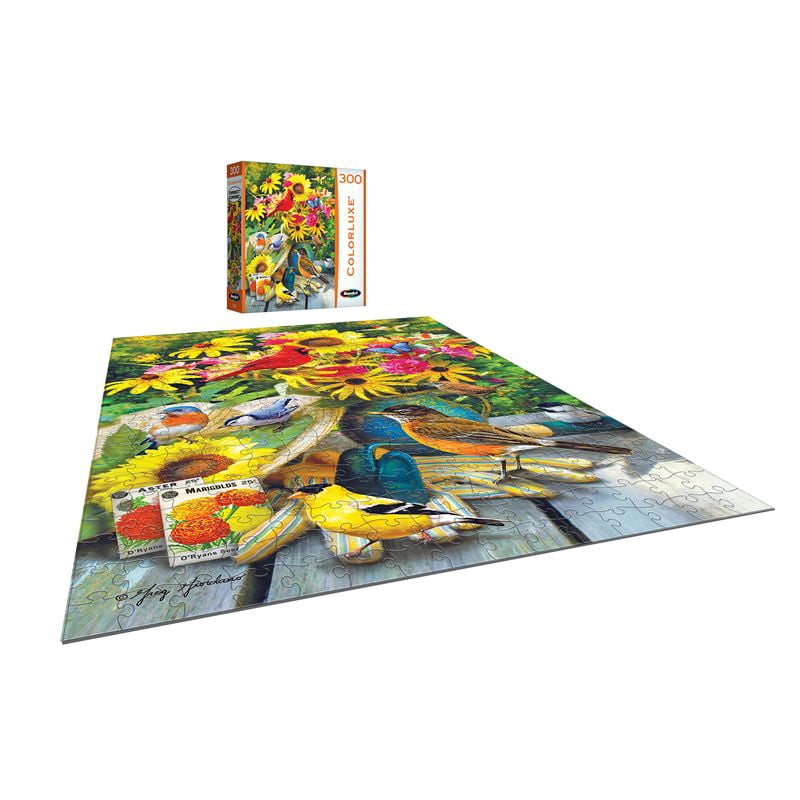 Colorluxe 300pc garden flowers and birds