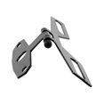 thumbnail image 2 of Universal Folding Motorcycle Tail Tidy Fender Eliminator License Plate Holder(black)(1pcs), 2 of 5