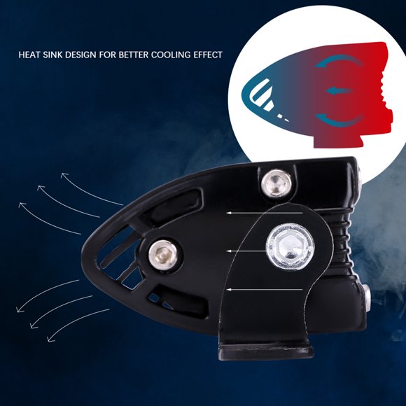 Lámpara de trabajo para automóvil, barra de luz de trabajo de 7 pulgadas, 6 LED, 30 W, para todoterreno, diseño de clase mundial