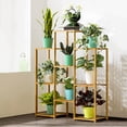 thumbnail image 2 of Soporte Para Plantas, Soporte Para Plantas, Estante Para Plantas, Estante Para Flores, Para El Jardín Del Hogar YLSHRF Plant Shelf, 2 of 8
