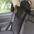 thumbnail image 4 of Luxury Car Headrest Pillow for Mercedes S-Class, Soft Suede Neck Support Cushion, All-Season Car Seat Comfort Pillow for Driving Fatigue Relief, Beige, 4 of 7