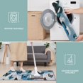 thumbnail image 6 of Lightblue Butterfly Sparkle Pattern Kitchen Rugs Sets Of 3,Kitchen Runner Rugs Non Skid Washable,Decorative Kitchen Floor Mats for Kitchen,Sink,Laundry,17"x30"+ 17"x47" + 17"x59", 6 of 6
