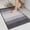 16 x 24 " Grey 【Mini Pet Size】, variant on Heeneeso CS11 Microfiber Bathroom Rug Non-Slip Machine Washable