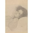 thumbnail image 2 of Gustav Klimt 18x24 Gold Ornate Framed and Double Matted Museum Art Print Titled - Portrait of a Young Woman Reclining (1897-1898), 2 of 4