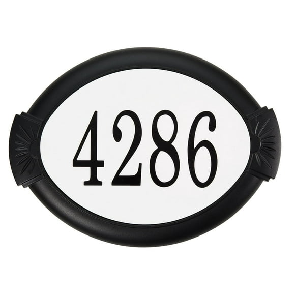 PRO-DF Classic Aluminum Address Plaque