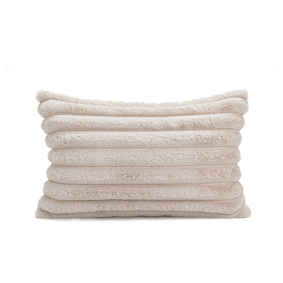 Nvzi Throw Pillow Cover 12x20 Decorative Cushion Case Farmhouse Pillowcase Modern Pillow Covers for Sofa,Couch, Living Room, Beige