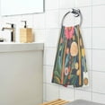 thumbnail image 3 of Yayeee 100% Cotton Hand Towels for Bathroom 16" x 28" Soft Absorbent Kitchen Towel, Large Colorful Flowers, 3 of 7