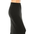 thumbnail image 5 of Women's Casual High Waist Back Slit Solid Bodycon Pencil Midi Skirt S-3XL, 5 of 6