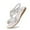 Silver, variant on CAIXIA Dressy Sandals for Women Elegant Glitter Flat Sandals for Women Summer Sparkling Rhinestone Slingback Beach Shoes with Soft Sole and Elastic Band,Silver
