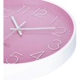 thumbnail image 5 of Pink Wall Clock for Children and Girls, Modern, Silent Pendulum with 3D Numbers, Easy to Read, Non-T, 5 of 5