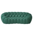 thumbnail image 6 of Sodrens 79.53" Bubble Couch,Modern Oversize Lazy Floor Sofa,Curved Football Sofa for Living Room,Office,Apartment,No-Assembly,Green, 6 of 8