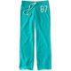thumbnail image 1 of Aeropostale - Pantalones de chándal casuales clásicos de forro polar para mujer, verde, mediano, 1 of 1