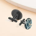thumbnail image 6 of Seagull Stylish Men's Cufflinks for Formal Attire, Made of Stainless Steel, Ideal for Business Meetings, 6 of 6