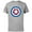 Athletic Heather, variant on Captain America Symbol of Truth Sam Wilson Shield - Short Sleeve Cotton T-Shirt for Adults - Customized-Navy