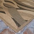 thumbnail image 4 of Couristan Recife Seagrass Indoor / Outdoor Area Rug, Natural- Black, 3'9" x 5'5", 4 of 7