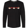 thumbnail image 3 of Inktastic Sock Monkey Heart Border Long Sleeve T-Shirt, 3 of 5
