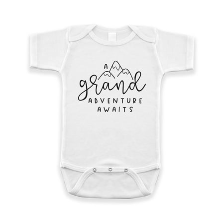 

Pineapple Pancake Kids Pregnancy Announcement For Grandparents A Grand Advenure Awaits Infant Bodysuit