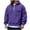 Purple, variant on MOJOGO Heavyweight Sweatshirts for Men Casual Quarter-zip Hoodie Loose Pullover Tops Warm Outfits with Pockets Olive Green L
