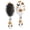 Halloween Autumn Halloween, variant on Gray Halloween White Ghosts Hair Brush,Girls Detangling Hair Brush,Glide Through Tangles with Ease for Wet & Dry Hair,8.8"X2.8"