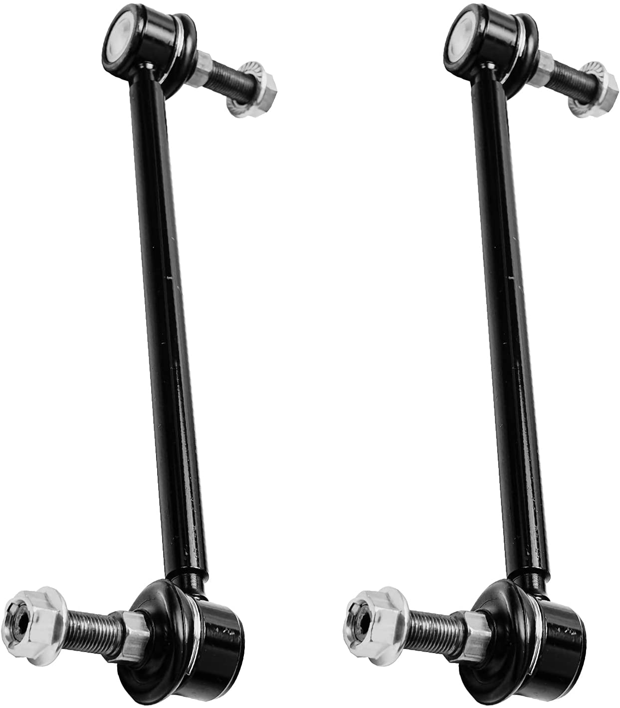 Detroit Axle - Front Sway Bars for 2004-2010 Toyota Sienna 2004 2005 2006 2007 2008 2009 2010, 2 Stabilizer Sway Bar End Links Pair Set Replacement